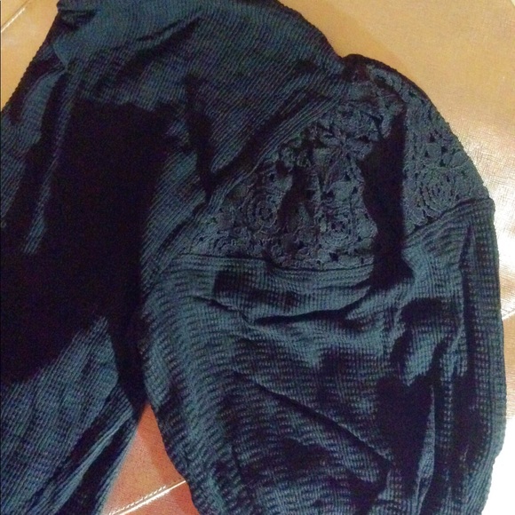 FREE PEOPLE ST JAMES Tee NWT SZ SM BLK - Picture 6 of 7